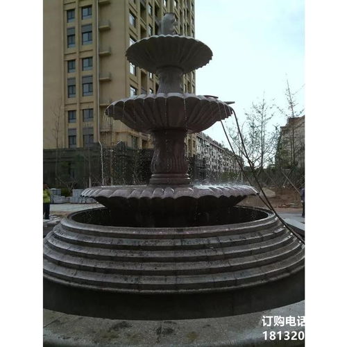 公園廣場(chǎng)石雕噴泉 安康青石雕塑?chē)娙a(chǎn)廠家